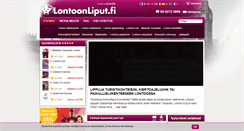 Desktop Screenshot of lontoonliput.fi